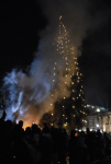 Trafalgar Square Christmas Tree Torched!