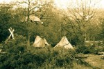 Camping in beatiful surroundings