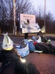 Sizewell blockade, Feb 2011 (Stop Nuclear Power Network)