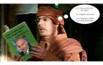 Gaddafi reads Bibi
