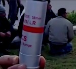 CS gas canister used in Daraa, Syria
