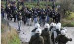 Protesters clash with riot police in Keratea over plans for a landfill site in t