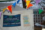 Banners at Finsbury Square
