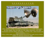 Afghanistan ISAF-Panzerhaubitze