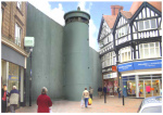 What Wrexham might look like divided by an Apartheid wall