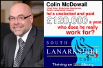 Colin McDowall recomended approval to councillors - but who does he work for?