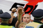 EDL Nazi in Walthamstow 1st Sept