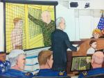 Defence shows another video from inside brig - Illustration by Clark Stoeckley