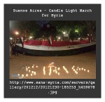 Candle Light March for Syria