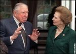 Margaret Thatcher + serial-killer General Pinochet