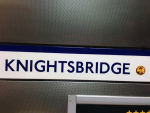 Support for Bradley Manning in Knightsbridge tube station