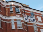 ‘Stop Evicting Brixton’, ACAB, also ‘I eat guardians’