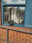 Broken Window at Sparkhill JCP