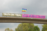 30 May: Banners over the M32