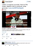 Tommy Tweets White Supremacist Videos