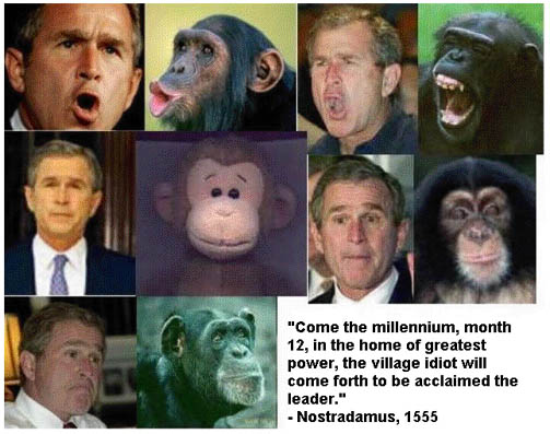 The village idiot will come forth to be acclaimed the leader.(Photo)