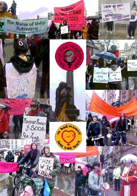 pic - London, women's day march