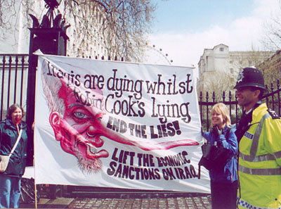 another pic from anti sanctions Pinnochio Cook action