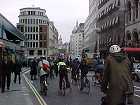 Photo: Critical Mass passes St Pauls Cathedral (9AM)
