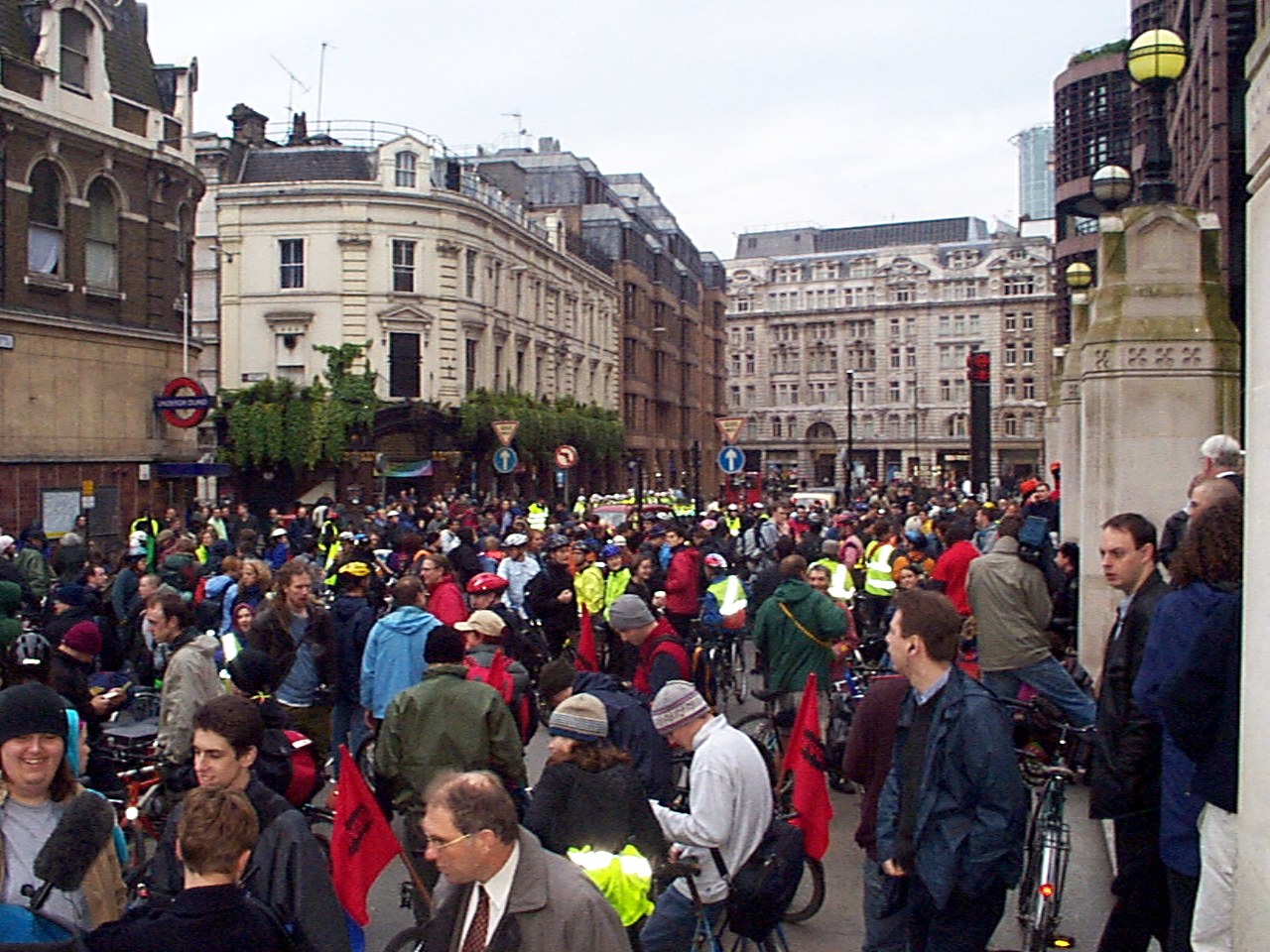 May 1st in London, Liverpool Street