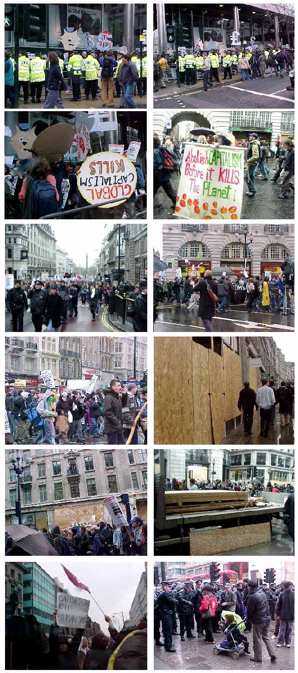 World Bank towards Oxford Circus - Mayday pics