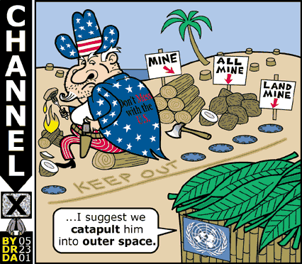uncle Sam Voted Off the Island (cartoon)