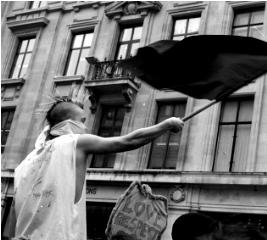 black flag at mayday