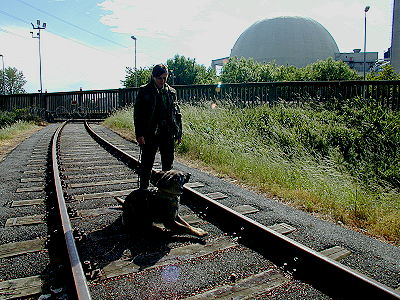 Photographs of anti-nuclear waste protest in germany