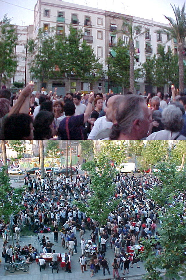 Barcelona Photo 1: Opening day - the crowd