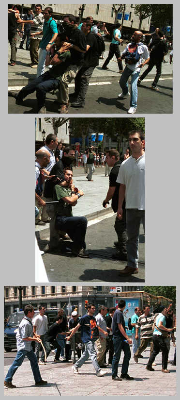 Barcelona: undercover police "agent provocateurs" in action (pics)