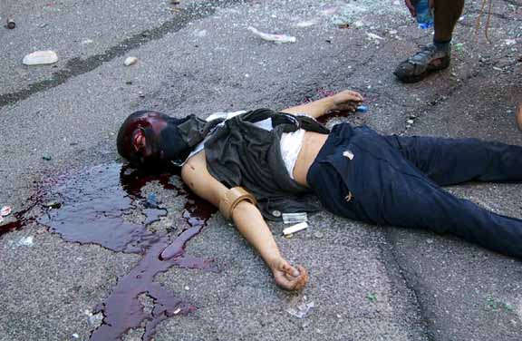 Demonstrator shot dead