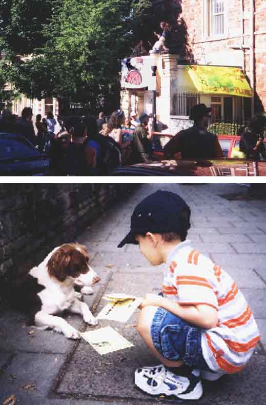 Demo in Bristol at the Italian Consular Office