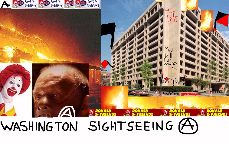 Hannibal Lecter wearing Ronald McDonald mask(pic)