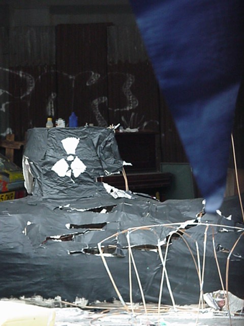 Props and puppets smashed in raid on Borough squat