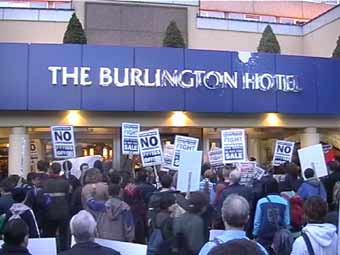 Anti Globalisation Protesters Storm Europen Meeting