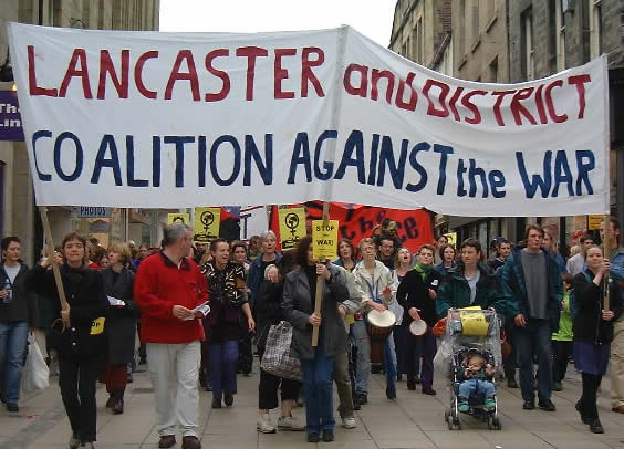 Anti-War Demonstration In Lancaster 13/10/01