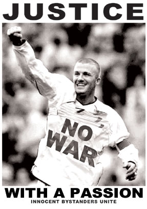 Beckham peace poster