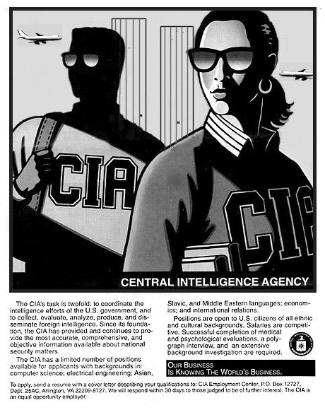 New twist on official CIA recruiting poster (image)
