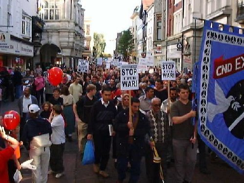 Exeter Stop The War Peace March 20th Oct