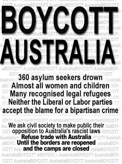 BOYCOTT AUSTRALIA