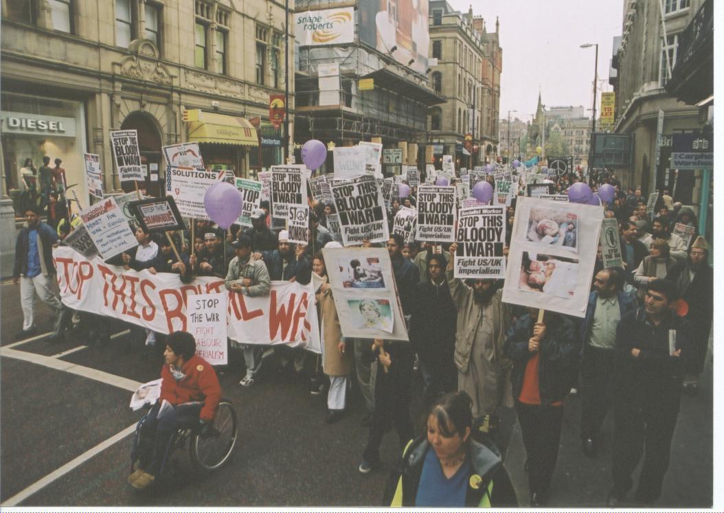 2nd Set. Manchester Anti-War demo 3rd Nov