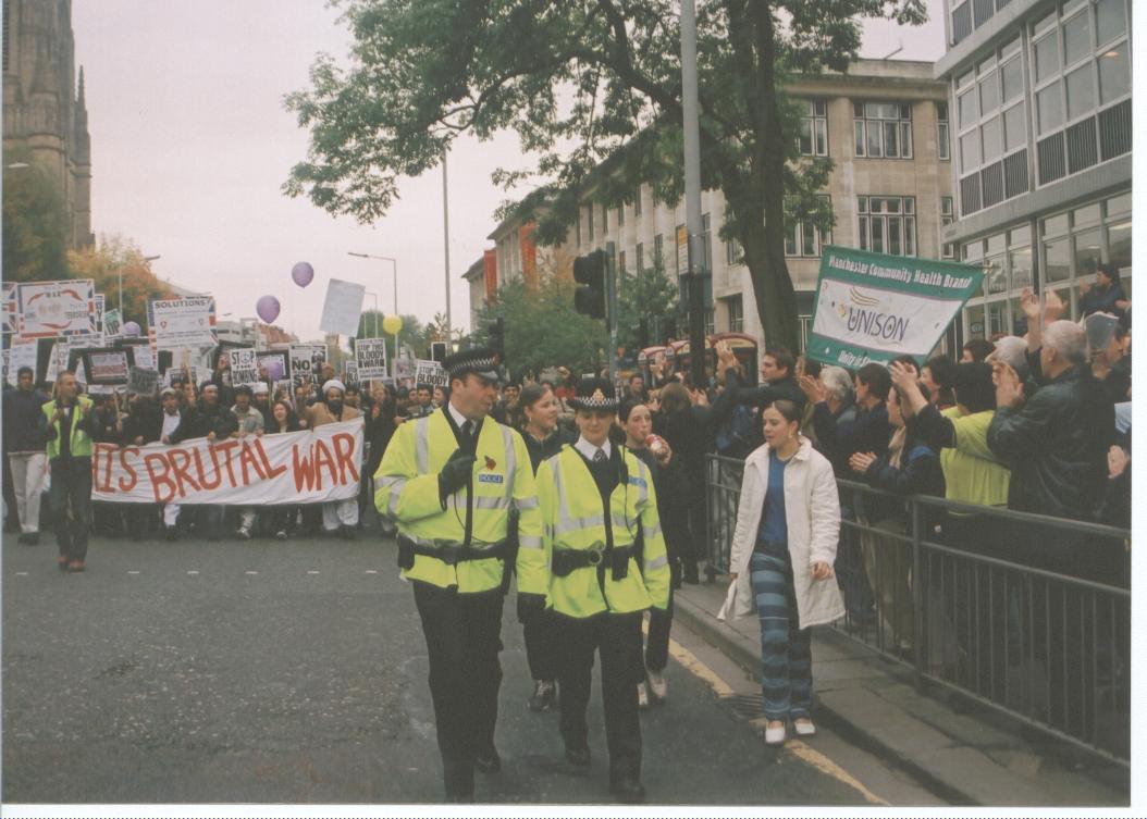 3rd Set Manchester Anti-war demo 3rd Nov