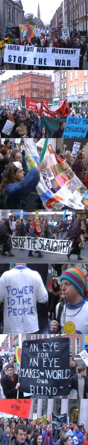 Pics - DUBLIN PEACE PROTESTS