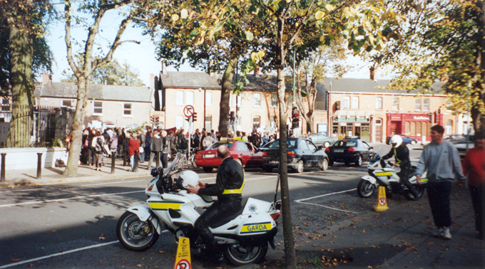 Anti-War Protest at the American Embassy Dublin