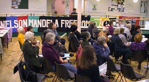 WOMEN REPORT BACK FROM THE WORLD CONFERENCE AGAINST RACISM