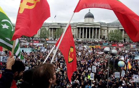 London anti-war demo pic