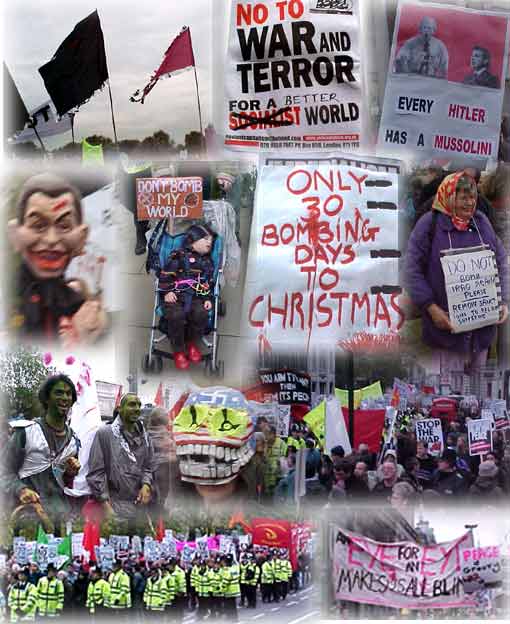 PHOTOS OF ANTI-WAR DEMO 18/11