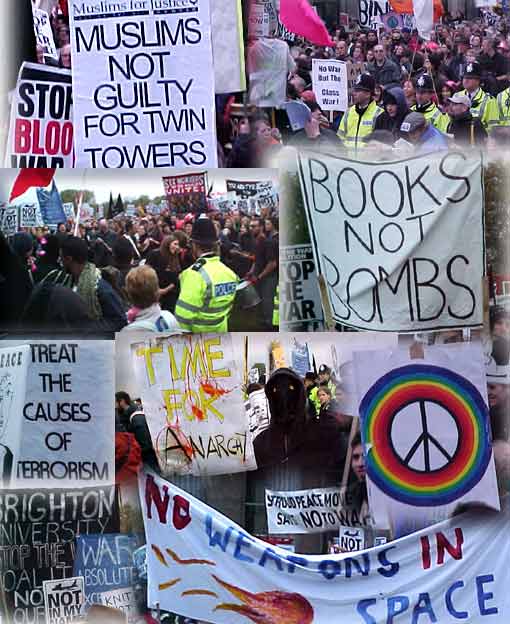 PHOTOS OF ANTI-WAR DEMO 18/11