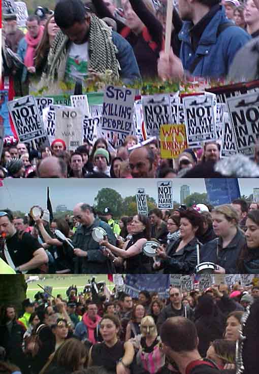PHOTOS OF ANTI-WAR DEMO 18/11