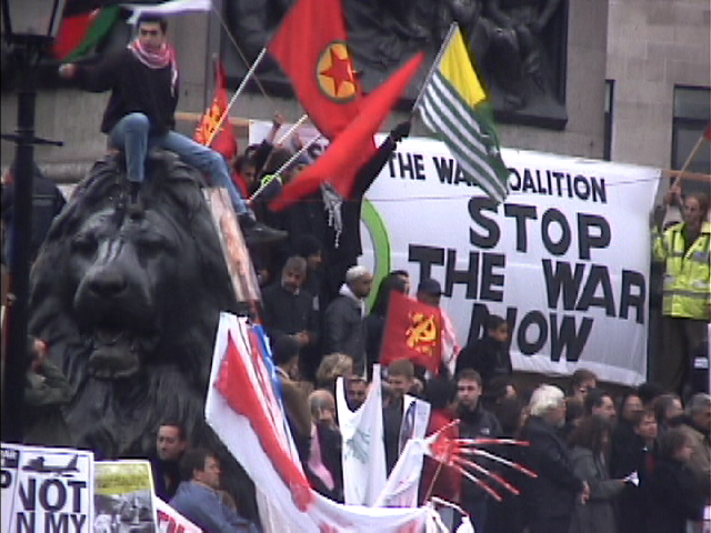 Pictures of Anti-War Demo at Trafalgar Square